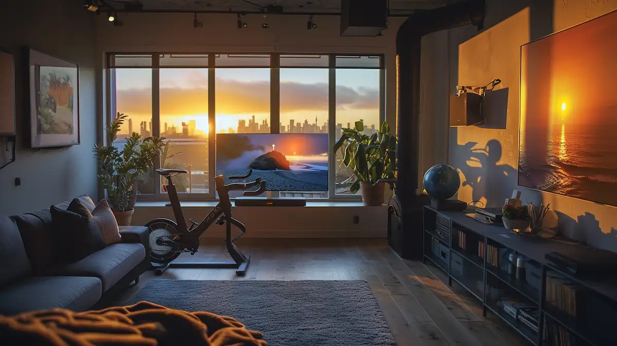 Bicicleta Ergométrica Compacta para Apartamento
