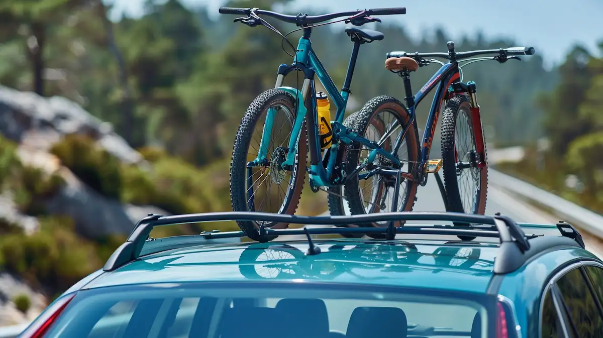 Comparação de suportes para bicicleta para carros sedan