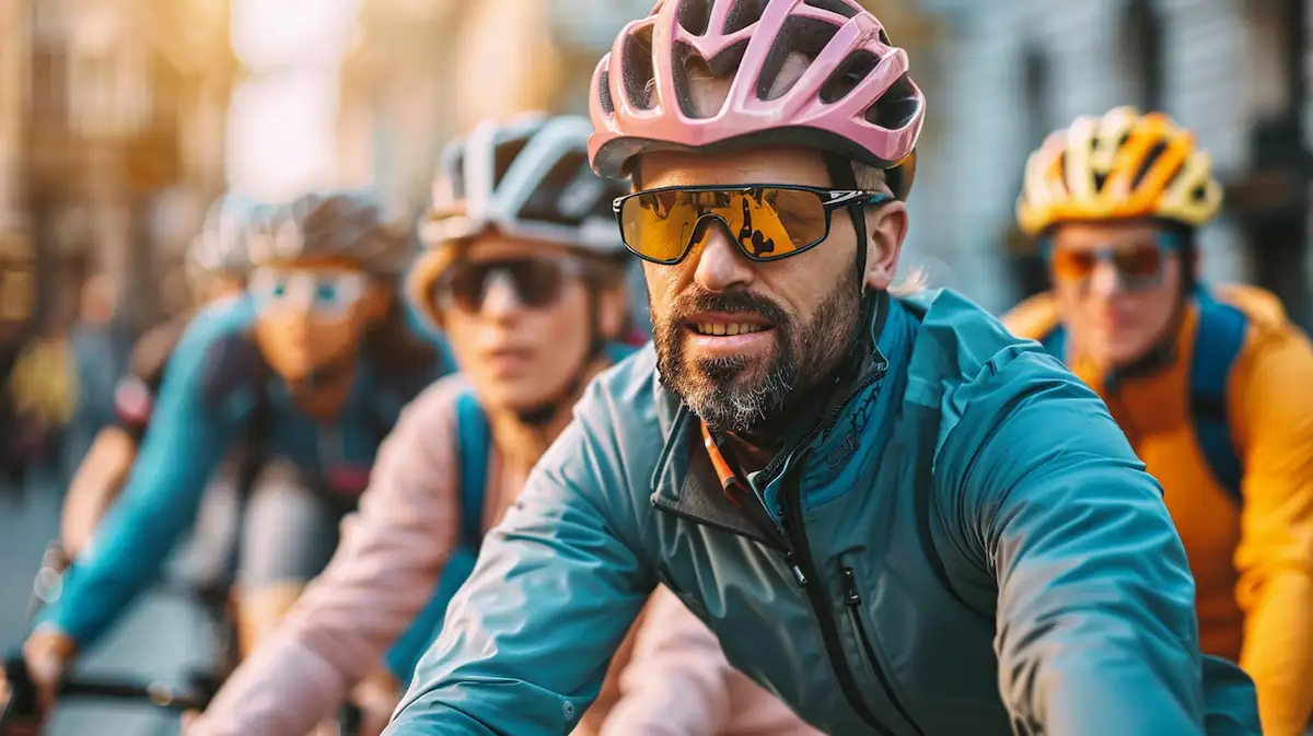 óculos para ciclismo feminino e masculino com proteção UV 400