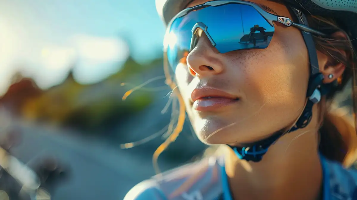 óculos para ciclismo masculino e feminino com proteção UV